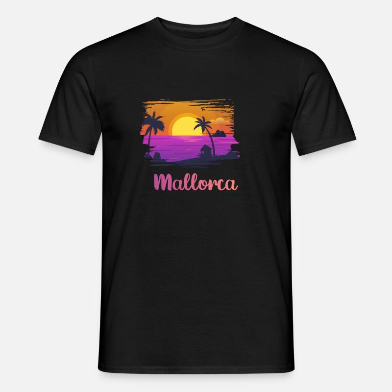 Ich liebe Mallorca - Männer T-Shirt - Schwarz
