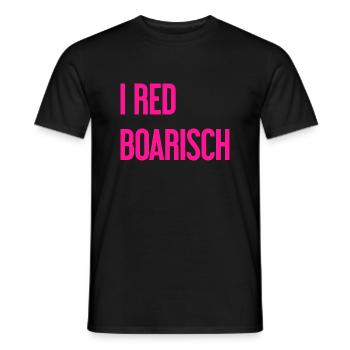 I boarisch rouge - T-shirt homme - noir - Devant - AI Model Male 178 light (178cm)