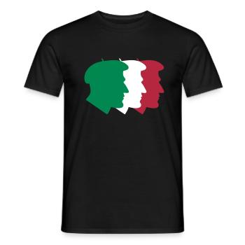 basque people - T-shirt homme - noir - Devant - AI Model Male 178 light (178cm)