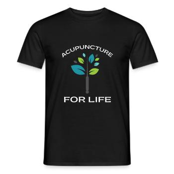 Acupuncturist Acupuncture Alternative Medicine - Men's T-Shirt - black - Front - AI Model Male 178 light (178cm)