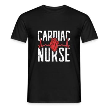 Cardiac nurse Cardiologist - Männer T-Shirt - Schwarz - Vorne - AI Model Male 178 light (178cm)