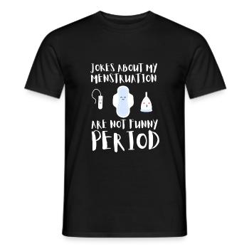 PMDD Sensibilisation Syndrome prémenstruel menstruel - T-shirt homme - noir - Devant - AI Model Male 178 light (178cm)
