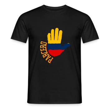 Parcero Colombia Colombian Cartagena Medellin And - Männer T-Shirt - Schwarz - Vorne - AI Model Male 178 light (178cm)