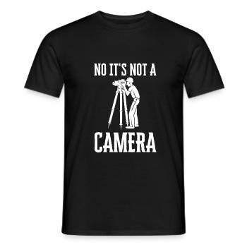 Land Surveying Land Surveyor Topographer And - Men's T-Shirt - black - Front - AI Model Male 178 light (178cm)