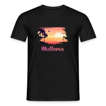 Ich liebe Mallorca - Männer T-Shirt - Schwarz - Vorne - AI Model Male 178 light (178cm)
