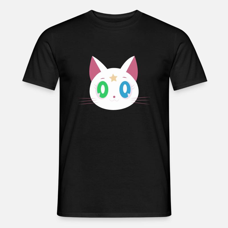 Lustige Katze - Männer T-Shirt - Schwarz