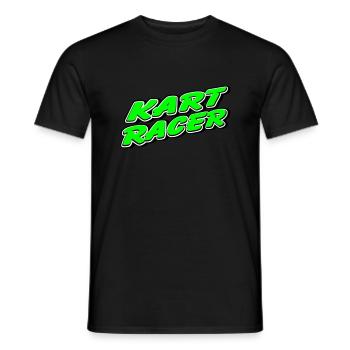 Kart Go Kart - Karting - Men's T-Shirt - black - Front - AI Model Male 178 light (178cm)