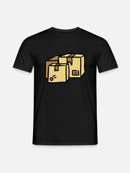 Colis Livraison livraison packages paquets Post - T-shirt homme - noir