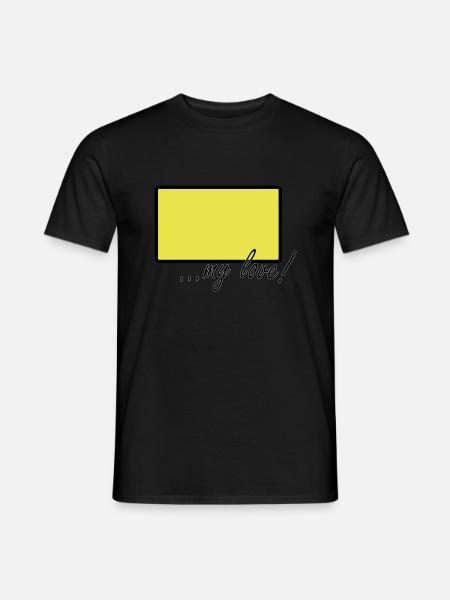 village my love - Men's T-Shirt - black