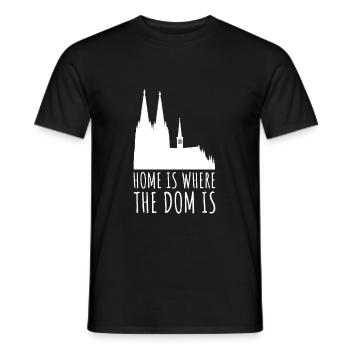 Cologne Dom Cologne Idées cadeaux Silhouette Carnaval - T-shirt homme - noir - Devant - AI Model Male 178 light (178cm)