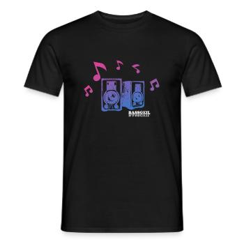 Dj - Männer T-Shirt - Schwarz - Vorne - AI Model Male 178 light (178cm)