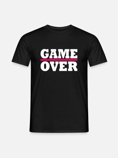 Game over - Men's T-Shirt - black
