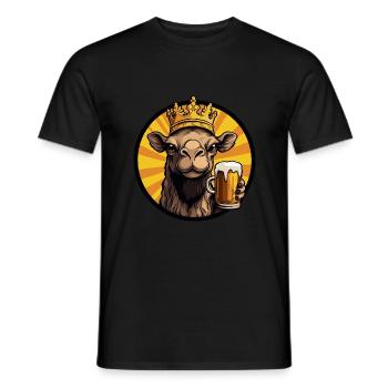 Camel Beer - Men's T-Shirt - black - Front - AI Model Male 178 light (178cm)
