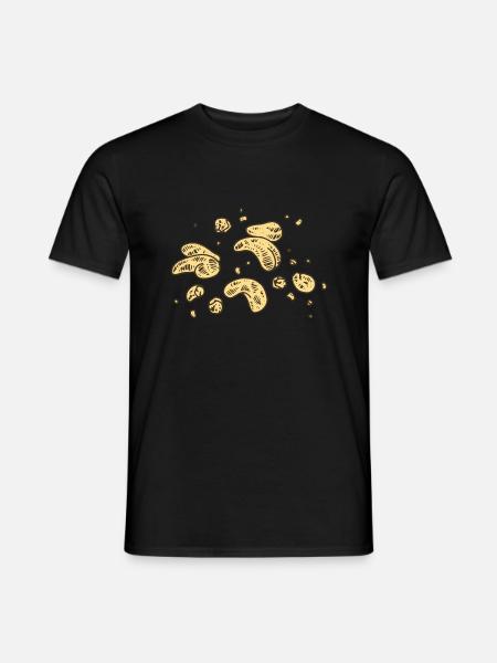 Cashew Cashew Nuts nuts - Men's T-Shirt - black