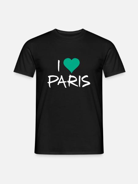 Paris - Men's T-Shirt - black