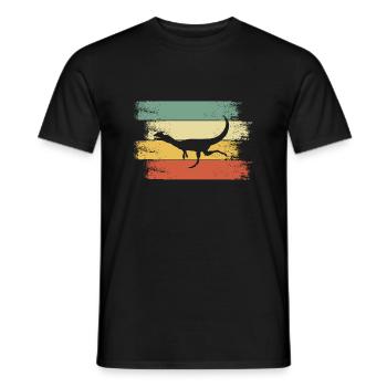 Dino - Men's T-Shirt - black - Front - AI Model Male 178 light (178cm)