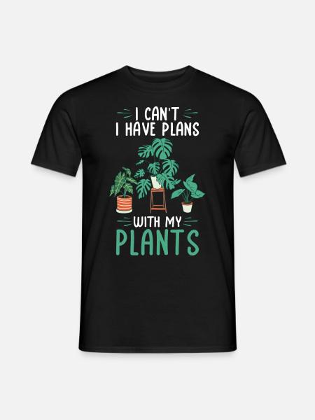 Houseplants - Men's T-Shirt - black