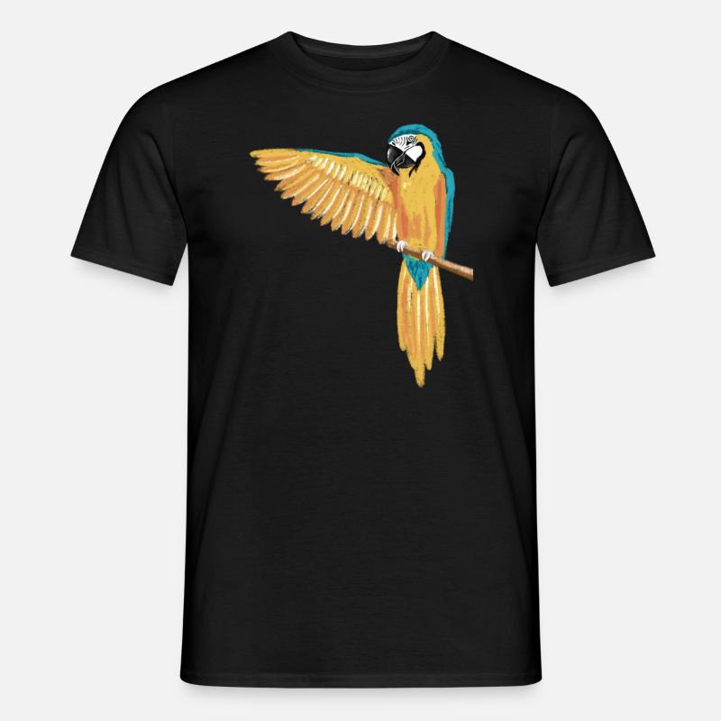 Perroquet dab dabbing - T-shirt homme - noir
