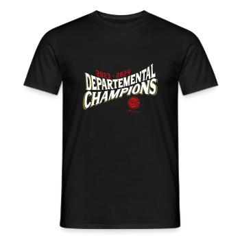 Puy de Dôme CHAMPS - T-shirt homme - noir - Devant - AI Model Male 178 light (178cm)