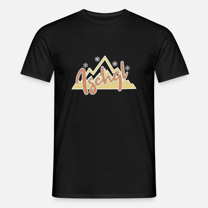 Ischgl - Männer T-Shirt - Schwarz