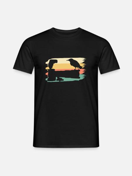 Bird Camera Photographer Wildlife - Männer T-Shirt - Schwarz