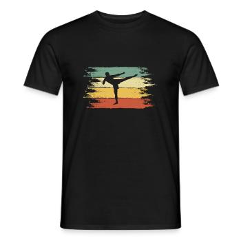 Kickboxer - Men's T-Shirt - black - Front - AI Model Male 178 light (178cm)
