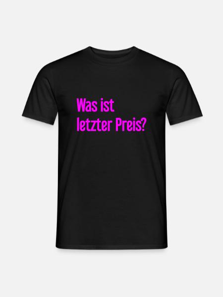 What is last price? - Men's T-Shirt - black