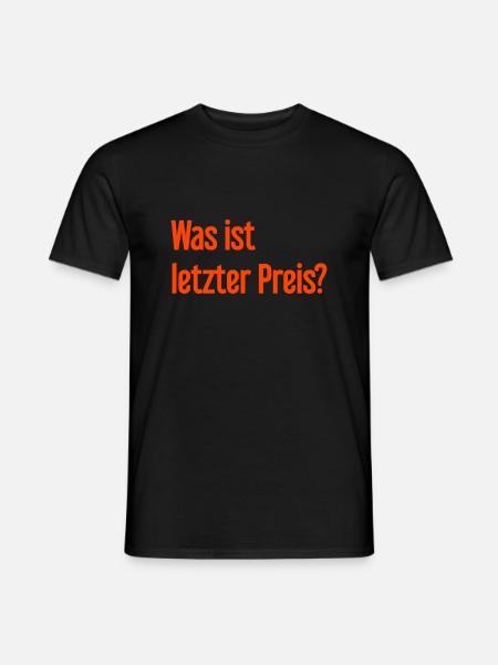 What is last price? - Men's T-Shirt - black