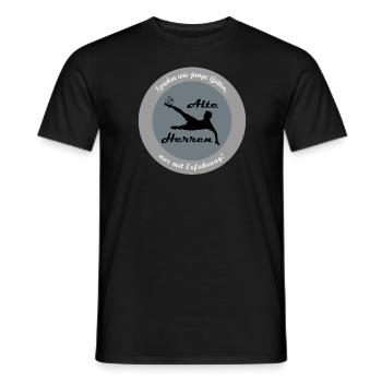 Vieux hommes AH vieux hommes équipe équipe cadeau - T-shirt homme - noir - Devant - AI Model Male 178 light (178cm)