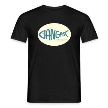 15 Dangast Oval | D-Schild - Männer T-Shirt - Schwarz - Vorne - AI Model Male 178 light (178cm)