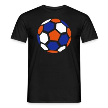 France ball - Men's T-Shirt - black - Front - AI Model Male 178 light (178cm)
