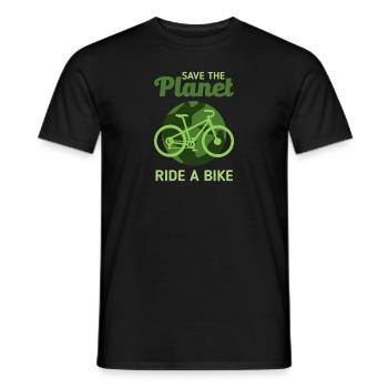 Fridays for future Greta pour la protection du climat. Bougez-vous - T-shirt homme - noir - Devant - AI Model Male 178 light (178cm)
