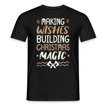Haben Sie eine Holly Jolly Checkup Dental Weihnach - Männer T-Shirt - Schwarz - Vorne - AI Model Male 178 light (178cm)
