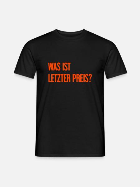 What is last price? - Men's T-Shirt - black