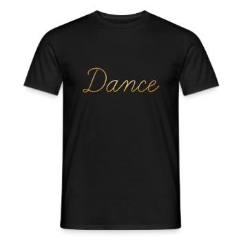 Dance gold - T-shirt homme - noir - Devant - AI Model Male 178 light (178cm)