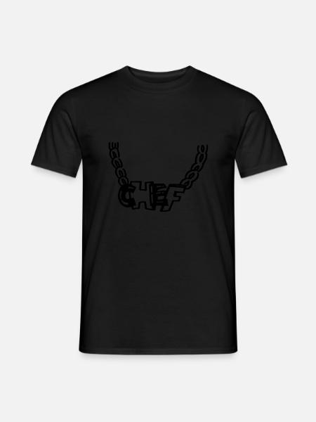 269 chef - Men's T-Shirt - black