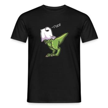 Halloween T Rex Dinosaur design Funny design - Men's T-Shirt - black - Front - AI Model Male 178 light (178cm)