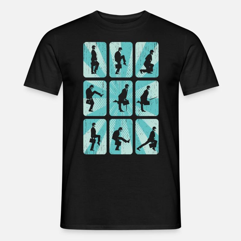 Grafik - Männer T-Shirt - Schwarz