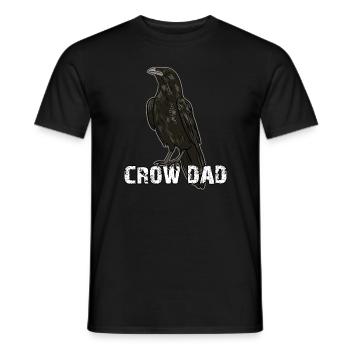 Papa de corneille - T-shirt homme - noir - Devant - AI Model Male 178 light (178cm)