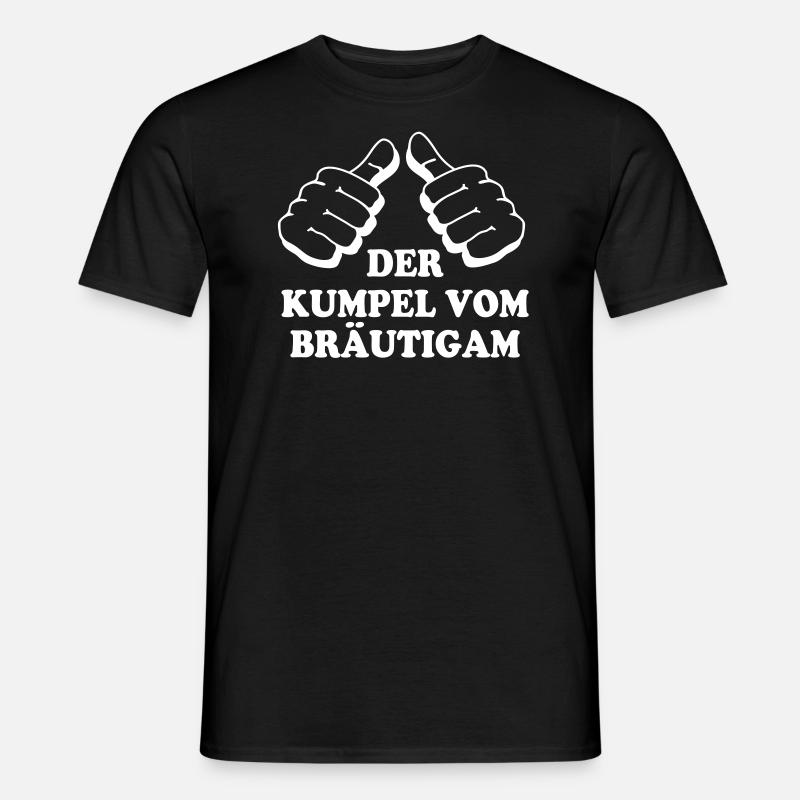 Kumpel vom Bräutigam - Männer T-Shirt - undefined