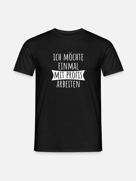 travail profession dit drôle - T-shirt homme - noir
