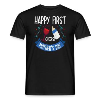 Mutter Tag Sprüche Eltern Anerkennung Geschenk - Männer T-Shirt - Schwarz - Vorne - AI Model Male 178 light (178cm)