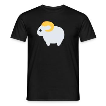 Aries Capricorn Gift - Men's T-Shirt - black - Front - AI Model Male 178 light (178cm)