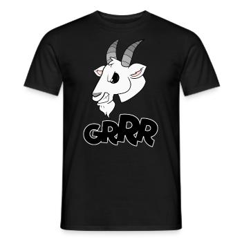 Ziege cool süß wütend GRRR - Männer T-Shirt - Schwarz - Vorne - AI Model Male 178 light (178cm)
