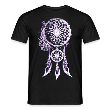 Indian Healing Symbol - Men's T-Shirt - black - Front - AI Model Male 178 light (178cm)