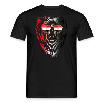 Ägypten - Männer T-Shirt - Schwarz - Vorne - AI Model Male 178 light (178cm)