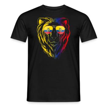 Ecuador - Männer T-Shirt - Schwarz - Vorne - AI Model Male 178 light (178cm)