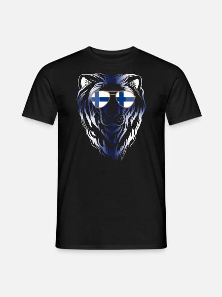 Finnland - Männer T-Shirt - Schwarz
