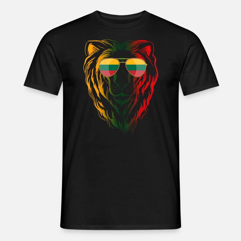 Litauen - Männer T-Shirt - Schwarz