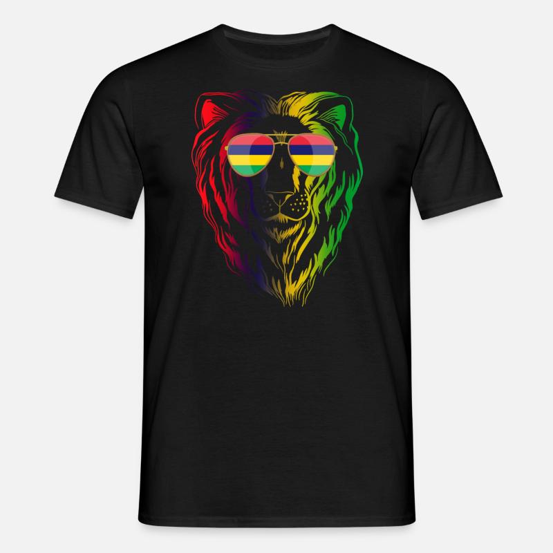 Mauritius - Männer T-Shirt - Schwarz